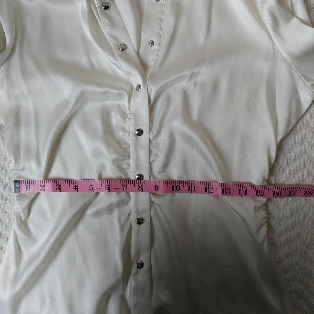 Cache White Button-Down Blouse - Picture 6 of 6